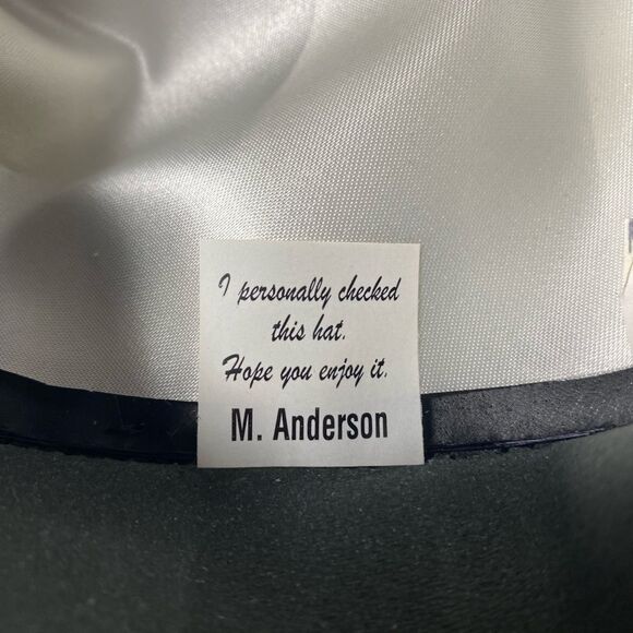 STETSON Cashmere Blend Fedora Hat in Gray/Black - Picture 10 of 10